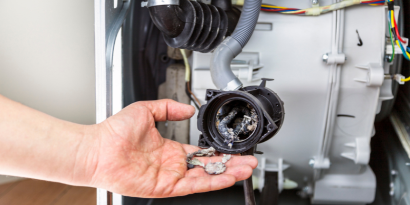 Clogged or Broken Drain Pump Clogged or Broken Drain Pump