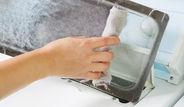 Clogged Lint Trap or Exhaust Vent Clogged Lint Trap or Exhaust Vent